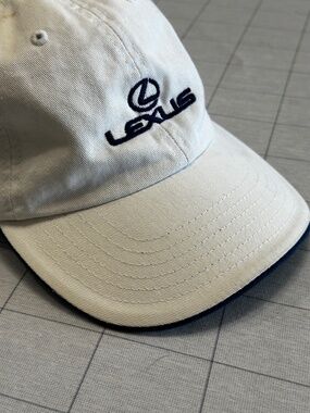 LEXUS White and Navy ball cap hat